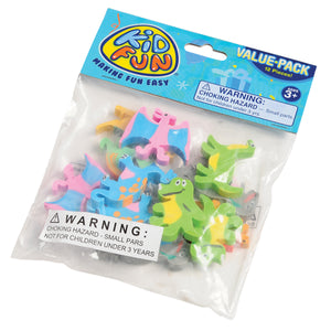 Dinosaur Erasers Toy (pack of 12)