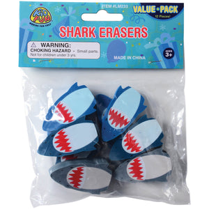 Shark Erasers (1 Dozen)