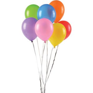 Assorted Balloons 6 inch Party Supply (144 ct)