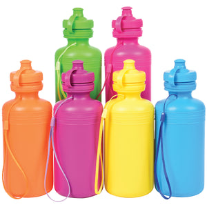 Neon Water Bottles (1 Dozen)