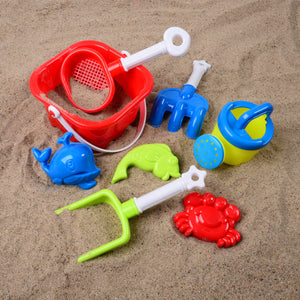 Sand Castle Bucket Set Toy - 8 Pieces
