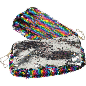 Rainbow Sequins Pencil Case Stationery