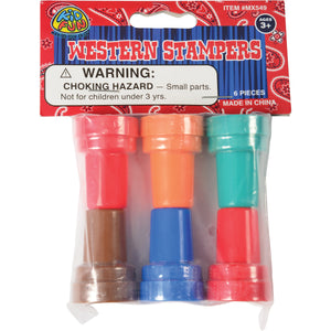 Western Stamper Party Supply (Pack of 6)