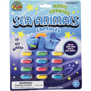 Magic Grow Sea Animal Capsules Toy (1 Dozen)