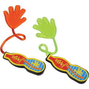 Sticky Grabber Hands Toy/2-Pc (1 Dozen Sets)