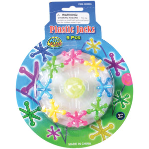 Plastic Jacks 8-Piece Set Toy (1 Dozen)
