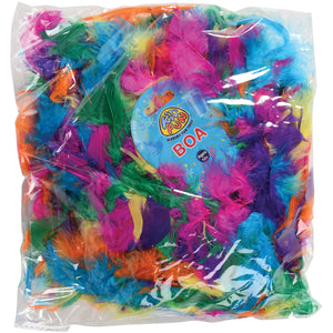 Multi-color Feather Boa Costume Accessory