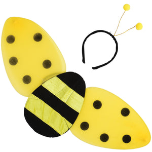 Honeybee Wing Set 2 Pieces Costume Accessory