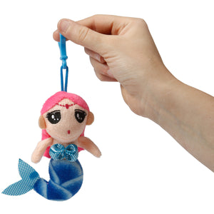 Mermaid Clip Plush Toy (1 Dozen)