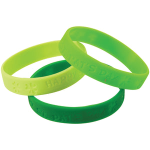 St. Pats Rubber Band Bracelet (One Dozen)