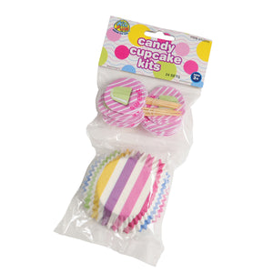 Candy Cupcake Kit - 24-sets Party Supply