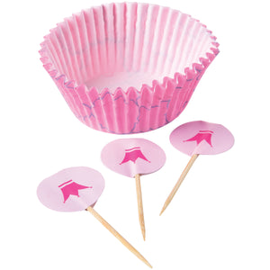 Princess Cupcake Kit Party Supply - 24-sets