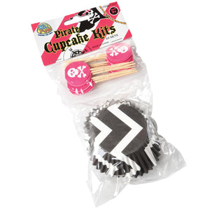 Pirate Cupcake Kit Party Supply - 24 sets