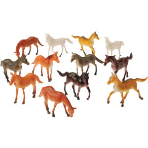 Mini Horses Toy Set (One Dozen)