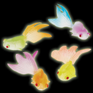 Glow In The Dark Goldfish Toy (one dozen)