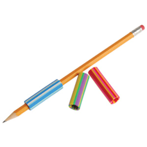 Striped Pencil Grips (1 Dozen) - School Stuff