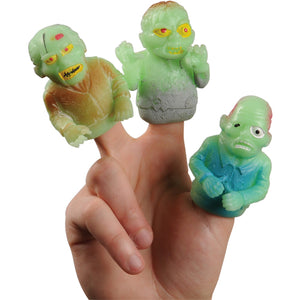 Gid Zombie Finger Puppets Toy (one dozen)
