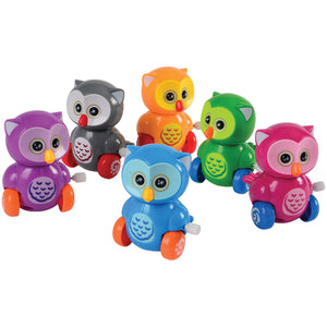 Wind Up Owls (pack of 12) - Toys