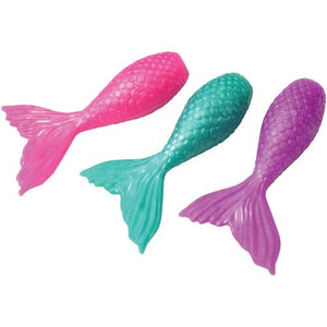Mermaid Tail Pencil Toppers Party Favor (Pack of 6)