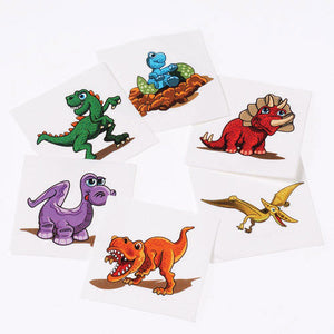 Dinosaur Tattoos Party Favor (Sold By Gross)