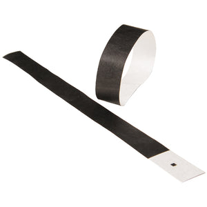 Adhesive Event Bands Black Party Accessory (pack of 100)