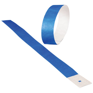 Adhesive Event Bands Blue (pack of 100) - Carnival Supplies