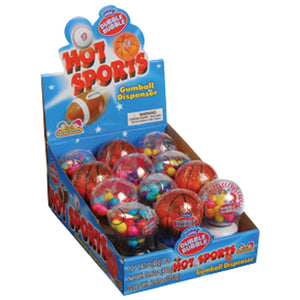 Party Candy Sports Ball Gum Dispensers (One Dozen) - Party Supplies