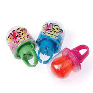 Flash Pop Rings (Box Of 24) - Party Supplies