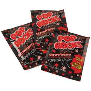 Pop Rocks-Strawberry (pack of 24) - Party Supplies