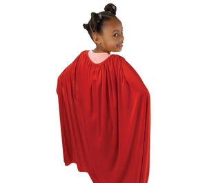 Red Super Hero Cape - 36 inch Long Costume Accessory