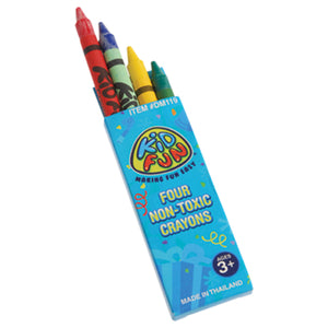 Crayons 4-Box (One Dozen) - School Stuff