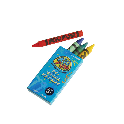 US Toy Company Dm54 Mini Crayons-4-Bx 144-Pack