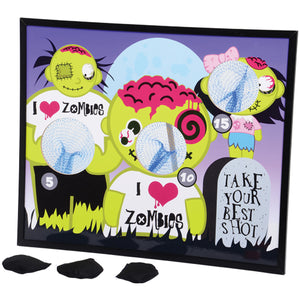 Zombie Bean Bag Toss Party Game