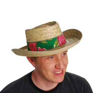 Straw Hats - Gambler Hat - Costumes and Accessories