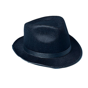 Felt Black Fedora Hat - Costumes and Accessories