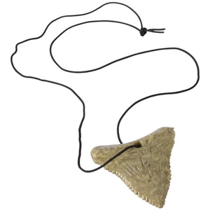 Prehistoric Shark Tooth Necklaces (1 dozen) - Costumes and Accessories