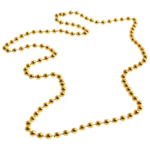 School Spirit Bead Necklace - (Gold) (One Dozen) - Sports