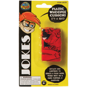 Plastic Whoopee Cushion (Qty of 2) - Novelties