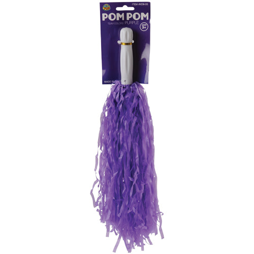 Purple & White Two-Tone Spirit Cheer Pom-Poms - 24 Pc.