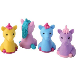 Unicorn Erasers (Pack of 6) by US Toy