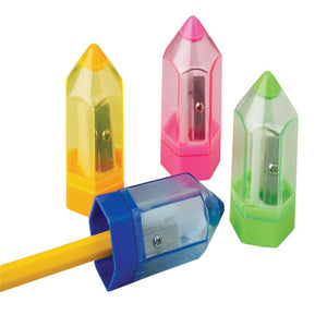 Pencil Shape Stationery Sharpeners - 24 Pieces