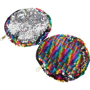 Rainbow Sequins Coin Purse Novelty