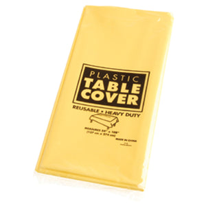 Plastic Tablecover (Yellow) Party Supply