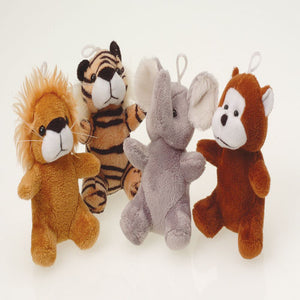 Furry Wild Animals Plush Toys (one dozen)