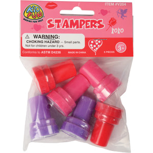 Valentines Stampers Stationery 6/Pkg