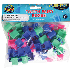 Fairy Tooth Boxes Party Supply - 36 Pieces
