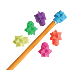 Star Eraser Pencil Tops Stationery - 48 pieces