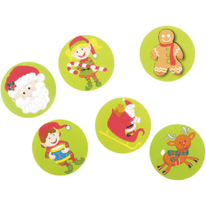 Christmas Sticker Roll Party Favor